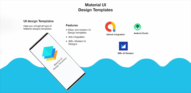 Material Design UI Templates screenshots