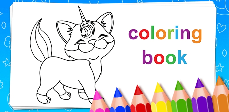 Cat Unicorn Coloring Book screenshots