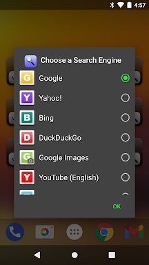 Quick Search Widget (with ads) screenshots