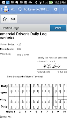 Drivers Daily Log screenshots
