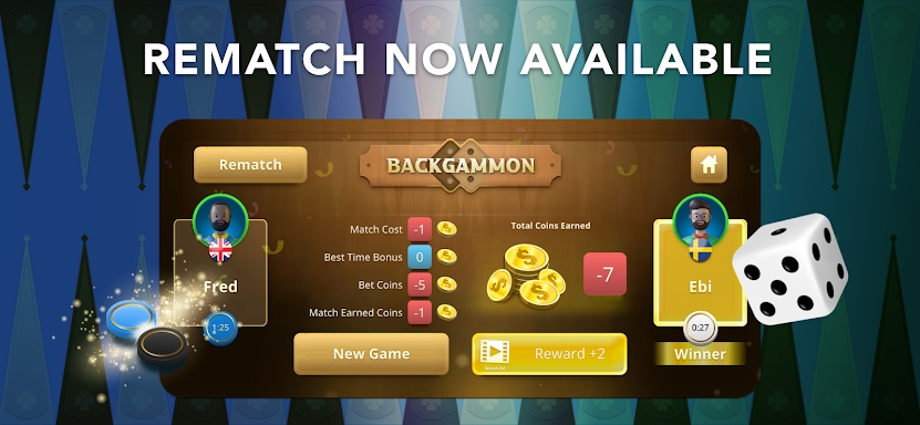 Backgammon Classic + Online screenshots