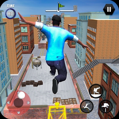 City Rooftop Parkour Runner screenshots