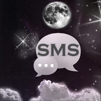 Night Moon GO SMS Theme screenshots