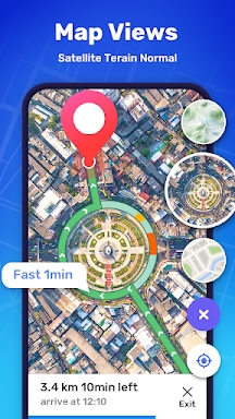 GPS Navigation Route Finder screenshots