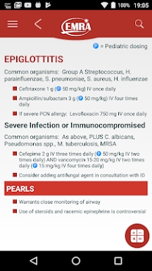 EMRA Antibiotic Guide screenshots