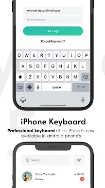 iPhone Keyboard screenshots
