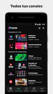 Univision Now: Live TV screenshots